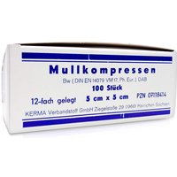 Mullkompressen Bw 5 X 5 cm 12-Fach Unsteril Kompressen