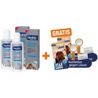 Hedrin Once Liquid + gratis Hedrin Notfall-Set gegen Läuse ück Gel
