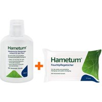 Hametum Medizinischer Reinigungsschaum + Feuchtpflegetücher