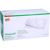 Vliwasoft Vlieskompressen Steril 5 X 5 cm 4fach 150 Kompressen Vliwasoft Vlieskompressen Steril 5 X 5 cm 4fach 150 Kompressen