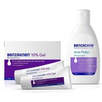 Benzaknen 10% + Benzacare Anti-Pickel Reinigungsgel 10 % Gel