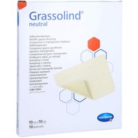 Grassolind Salbenkompressen Steril 10 X 10 cm Kompressen