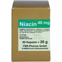 Niacin Pro Kapsel 40 mg