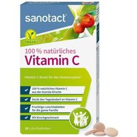 Sanotact 100% Natürliches Vitamin C Lutschtabl 100 % Lutschtabletten