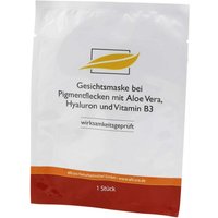 Gesichtsmaske bei Pigmentflecken