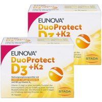 Eunova DuoProtect D3 + K2 2 x 1.000 I.E. Kapseln