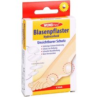 Blasenpflaster Transparent Hydrocolloid 4 Größen 6 Stück Blasenpflaster Transparent Hydrocolloid 4 Größen 6 Stück