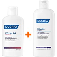 Ducray Kelual DS intensives Anti - Schuppen Shampoo + Ducray Kelual Elution Begleitpflege Shampoo Shampoo