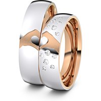 🦚 Modell TR279 Hand und Herz 585er Weißgold-Rotgold – 50394 🦚 Modell TR279 Hand und Herz 585er Weißgold-Rotgold – 50394