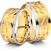 🦚 Modell TR087 Natural Leaves 585er Gelbgold-Weißgold – 27139 🦚 Modell TR087 Natural Leaves 585er Gelbgold-Weißgold – 27139