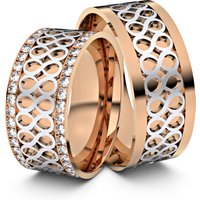 🦚 Modell TR077 Unendlichkeit 333er Rotgold-Weißgold – 26639 🦚 Modell TR077 Unendlichkeit 333er Rotgold-Weißgold – 26639