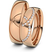 🦚 Modell TR068 Doppelring 585er Rotgold – 26268 🦚 Modell TR068 Doppelring 585er Rotgold – 26268