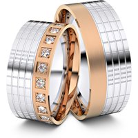 🦚 Modell TR101 Gittermuster 750er Weißgold-Rotgold – 27626 🦚 Modell TR101 Gittermuster 750er Weißgold-Rotgold – 27626