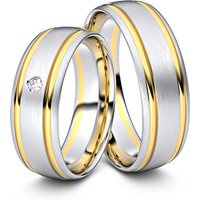 🦚 Modell TR009 Doppelfuge 585er Weißgold-Gelbgold – 23657 🦚 Modell TR009 Doppelfuge 585er Weißgold-Gelbgold – 23657