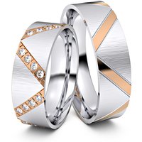 🦚 Modell TR016 Zick-Zack 585er Weißgold-Rotgold – 24046 🦚 Modell TR016 Zick-Zack 585er Weißgold-Rotgold – 24046