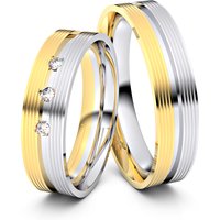 🦚 Modell TR027 Geriffelt 585er Gelbgold-Weißgold – 39902 🦚 Modell TR027 Geriffelt 585er Gelbgold-Weißgold – 39902