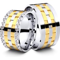 🦚 Modell TR063 333er Weißgold-Gelbgold – 26046 🦚 Modell TR063 333er Weißgold-Gelbgold – 26046