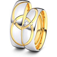 🦚 Modell TR068 Doppelring 585er Weißgold-Gelbgold – 26240 🦚 Modell TR068 Doppelring 585er Weißgold-Gelbgold – 26240