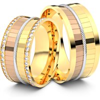 🦚 Modell TR103 geflochtenes Band 333er Gelbgold-Weissgold-Rotgold – 27732 🦚 Modell TR103 geflochtenes Band 333er Gelbgold-Weissgold-Rotgold – 27732