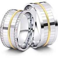 🦚 Modell TR103 geflochtenes Band 750er Weißgold-Gelbgold – 27751 🦚 Modell TR103 geflochtenes Band 750er Weißgold-Gelbgold – 27751