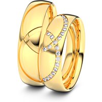 🦚 Modell TR068 Doppelring 585er Gelbgold – 26264 🦚 Modell TR068 Doppelring 585er Gelbgold – 26264