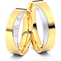 🦚 Modell TR173 Third Moon 333er Gelbgold-Weißgold – 30796 🦚 Modell TR173 Third Moon 333er Gelbgold-Weißgold – 30796