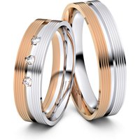 🦚 Modell TR027 Geriffelt 333er Rotgold-Weißgold – 24471 🦚 Modell TR027 Geriffelt 333er Rotgold-Weißgold – 24471