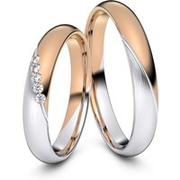 🦚 Modell TR053 Schräge Fuge 333er Weißgold-Rotgold – 50094 🦚 Modell TR053 Schräge Fuge 333er Weißgold-Rotgold – 50094