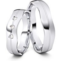 🦚 Modell TR028 Wide Wavy 333er Weißgold – 24585 🦚 Modell TR028 Wide Wavy 333er Weißgold – 24585