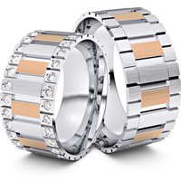 🦚 Modell TR206 333er Weißgold-Rotgold – 31927 🦚 Modell TR206 333er Weißgold-Rotgold – 31927