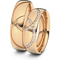 🦚 Modell TR068 Doppelring 750er Roségold – 26275 🦚 Modell TR068 Doppelring 750er Roségold – 26275