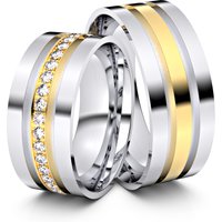 🦚 Modell TR043 585er Weißgold-Gelbgold – 25238 🦚 Modell TR043 585er Weißgold-Gelbgold – 25238