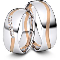 🦚 Modell TR123 Wellen Fuge 333er Weißgold-Rotgold – 28616 🦚 Modell TR123 Wellen Fuge 333er Weißgold-Rotgold – 28616