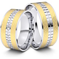 🦚 Modell TR176 333er Weißgold-Gelbgold – 30912 🦚 Modell TR176 333er Weißgold-Gelbgold – 30912