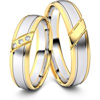 🦚 Modell TR219 333er Weißgold-Gelbgold – 32407 🦚 Modell TR219 333er Weißgold-Gelbgold – 32407