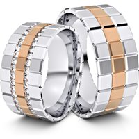 🦚 Modell TR284 585er Weißgold-Rotgold – 34907 🦚 Modell TR284 585er Weißgold-Rotgold – 34907