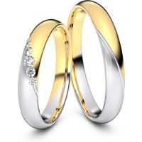 🦚 Modell TR053 Schräge Fuge 750er Weißgold-Gelbgold – 50064 🦚 Modell TR053 Schräge Fuge 750er Weißgold-Gelbgold – 50064