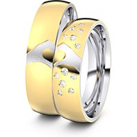 🦚 Modell TR279 Hand und Herz 750er Gelbgold-Weißgold – 50386 🦚 Modell TR279 Hand und Herz 750er Gelbgold-Weißgold – 50386