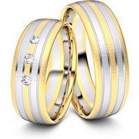 🦚 Modell TR125 Vier Fugen 585er Gelbgold-Weißgold – 28745 🦚 Modell TR125 Vier Fugen 585er Gelbgold-Weißgold – 28745