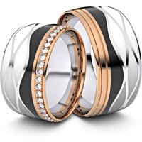 🦚 Modell TR010 333er Weißgold-Rotgold – 39135 🦚 Modell TR010 333er Weißgold-Rotgold – 39135