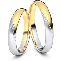 🦚 Modell TR053 Schräge Fuge 750er Weißgold-Gelbgold – 50035 🦚 Modell TR053 Schräge Fuge 750er Weißgold-Gelbgold – 50035