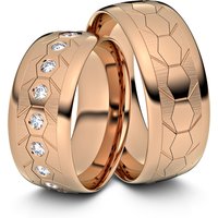 🦚 Modell TR051 Bienenwabenmuster 585er Rotgold – 25582 🦚 Modell TR051 Bienenwabenmuster 585er Rotgold – 25582