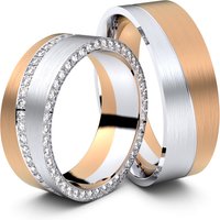 🦚 Modell TR107 Double Eternity 333er Rotgold-Weißgold – 27942 🦚 Modell TR107 Double Eternity 333er Rotgold-Weißgold – 27942