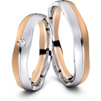 🦚 Modell TR013 Small Wavy 750er Rotgold-Weißgold – 23944 🦚 Modell TR013 Small Wavy 750er Rotgold-Weißgold – 23944