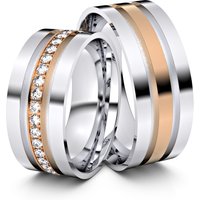 🦚 Modell TR043 333er Weißgold-Rotgold – 25230 🦚 Modell TR043 333er Weißgold-Rotgold – 25230