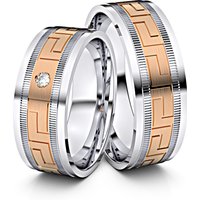 🦚 Modell TR097 Meander 750er Weißgold-Rotgold – 27530 🦚 Modell TR097 Meander 750er Weißgold-Rotgold – 27530