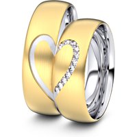 🦚 Modell TR154 Herz 333er Gelbgold-Weißgold – 30008 🦚 Modell TR154 Herz 333er Gelbgold-Weißgold – 30008