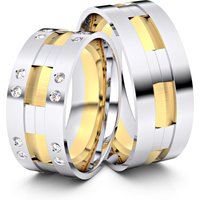 🦚 Modell TR262 333er Weißgold-Gelbgold – 34179 🦚 Modell TR262 333er Weißgold-Gelbgold – 34179