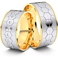 🦚 Modell TR149 Bienenwabe 585er Weißgold-Gelbgold – 29838 🦚 Modell TR149 Bienenwabe 585er Weißgold-Gelbgold – 29838