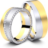 🦚 Modell TR107 Double Eternity 750er Gelbgold-Weißgold – 27953 🦚 Modell TR107 Double Eternity 750er Gelbgold-Weißgold – 27953